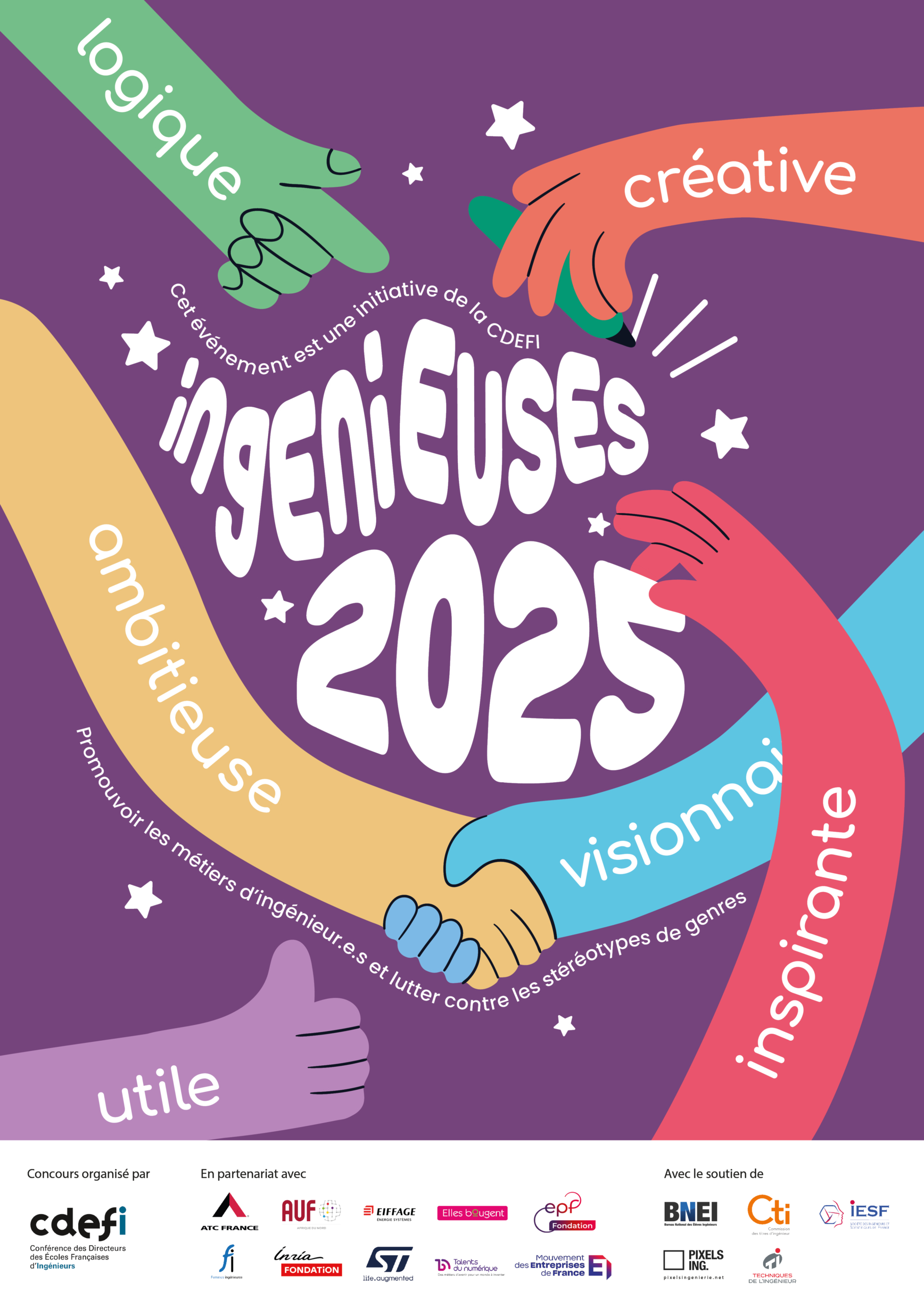 APPEL A CANDIDATURES : OPÉRATION INGÉNIEUSES 2025 Du 20 janv au 8 mars 2025