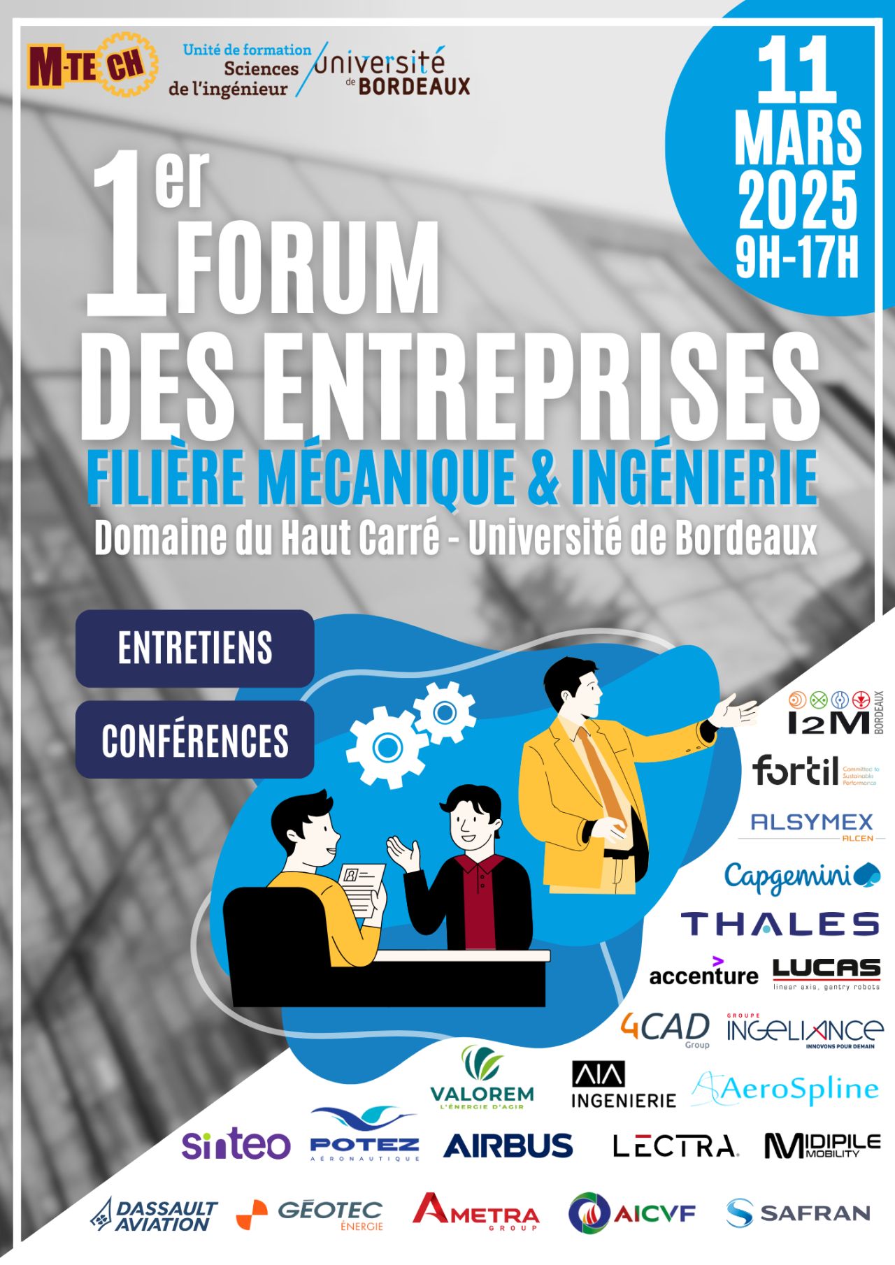 Forum des Entreprises Filière Mécanique et Ingénierie Le 11 mars 2025